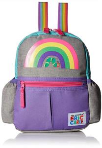 Eric Carle Backpack with Safety Harness Leash, Rainbow, The Very Hungry Caterpillar Child Baby Toddler Travel