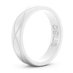 Enso Rings Women's Infinity Silicone Ring | The Premium Fashion Forward Silicone Ring | Hypoallergenic Medical Grade Silicone | Lifetime Quality Guarantee | Commit to What You Love