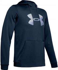 Under Armour Men's Fleece Pullover Hoodie Big Logo Graphic 