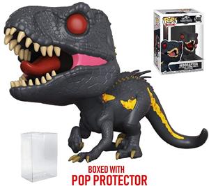 Funko POP Jurassic World Fallen Kingdom - Blue [Velociraptor] Pop Vinyl  Figure (Bundled with Compatible Pop Box Protector Case), Multicolor, 3.75