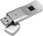 Half-moon 32GB/64GB Fingerprint Encryption USB 3.0 Flash Drive U Disk High-Speed Recognition Fingerprint Encrypted Memory USB Stick Luxury Metal Design for Business/Personal Data Security (32GB)