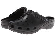 Crocs Men's and Women's Classic Clog, Comfort Slip On Casual Water Shoe (.14 M US Women / .12 M US Men, Black)