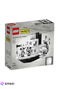 لگو سری Disney مدل Steamboat Willie کد 71040 LED Light Kit For Lego 21317 Ideas Set no Included 