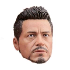 HiPlay 1/6 Scale Male Figure Head Sculpt Series, Handsome Men Tough Guy, Doll Head for 12 