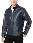 Calvin Klein Men's Faux Leather Two Pocket Jacket