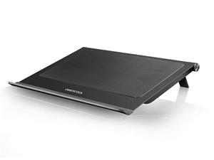 پایه خنک کننده لپ تاپ مدل DEEPCOOL N65 DEEPCOOL N8 Black Laptop Cooler, 2.5mm Pure Aluminum Panel with Dual 140mm Fans, Support 15.6