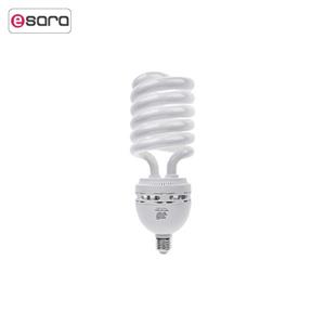 لامپ کم مصرف 80 وات نیم پیچ زمرد پایه E27 Zomorrod Semi Spiral 80W E27 Compact Fluorescent Lamp