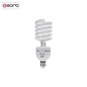 لامپ کم مصرف 40 وات نیم پیچ زمرد پایه E27 Zomorrod Semi Spiral 40W E27 Compact Fluorescent Lamp