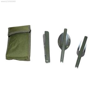 مجموعه قاشق و چنگال سفری 6 کاره 6 Function Camping Cutlery Set