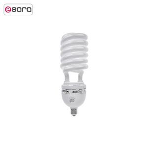 لامپ کم مصرف 90 وات نیم پیچ زمرد پایه E27 Zomorrod Semi Spiral 90W E27 Compact Fluorescent Lamp