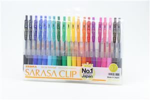 روان نویس 20 رنگ زبرا مدل Sarasa Clip Zebra Sarasa Clip 20 Color Rollerball Pen