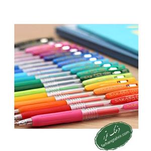 روان نویس 20 رنگ زبرا مدل Sarasa Clip Zebra Sarasa Clip 20 Color Rollerball Pen