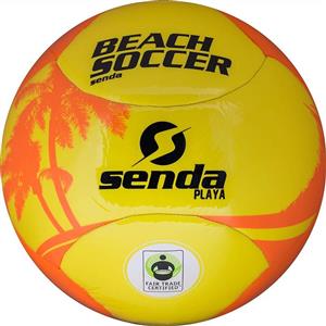 Senda Playa Beach Soccer Ball, Fair Trade Certified, Orange/Yellow 