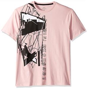 A X Armani Exchange Men's Short Sleeve Abstract Graphic T Shirt 