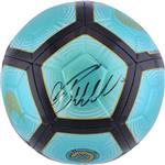 Cristiano Ronaldo Juventus F.C. Autographed Teal Nike Mercurial Soccer Ball - Fanatics Authentic Certified