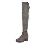 DREAM PAIRS Women’s Fashion Over The Knee Chunky High Heel Thigh High Boots