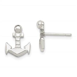 925 Sterling Silver Nautical Anchor Ship Wheel Mariners Mini Post Stud Earrings Ball Button Fine Jewelry Gifts For Women Her 