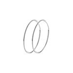 925 Sterling Silver Large Hoop Earrings Circle Endless Huggie Big Hoops Earring 50/60/70/90mm for Women Girls