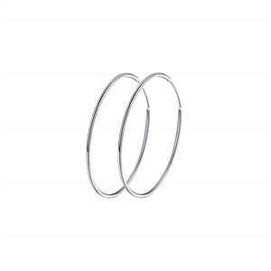 925 Sterling Silver Large Hoop Earrings Circle Endless Huggie Big Hoops Earring 50/60/70/90mm for Women Girls