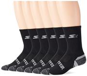 Starter Men's 6-Pack Athletic Crew Socks, Amazon Exclusive