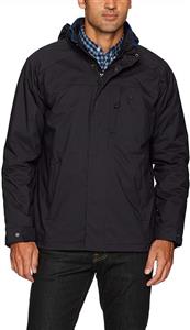 IZOD Men's Water Resistant Midweight Jacket with Polar Fleece Lining 