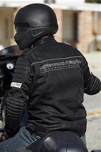 Harley-Davidson Official Men's Screamin' Eagle Mesh Riding Jacket, Black 