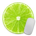 Lime Slice Mousepad, Tropical Mouse Pad, Fruit Mousepad, Vegan Mouse Pad, Cute Gift, Funny Gift, Food Mousepad