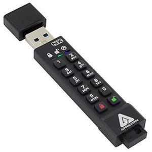 فلش درایو و کلید امنیتی اپریکرن – Apricorn Aegis Secure Key 256-bit Flash Drive Apricorn Aegis Secure Key 3 NX 4GB 256-bit Encrypted FIPS 140-2 Level 3 Validated Secure USB 3.0 Flash Drive, ASK3-NX-4GB