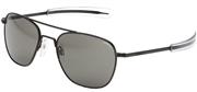 Randolph Aviator Matte Black Bayonet Temple Gray Non-Polarized Sunglasses