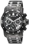 Invicta Men's 'Pro Diver' Quartz Stainless Steel Watch, Color:Black (Model: 21926)