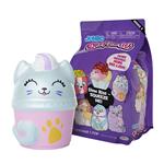 Squish-Dee-Lish Jumbo Cat-Pucino Mouse Slow Rising Squishy Figure 86717, Blue