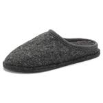 LE KAPMOZ Men's Boiled Wool House Slippers Breathable Sweat Free Clog Slip on Mules Indoor/Outdoor Slipper for Women