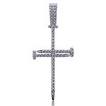 JINAO 1 Row 4MM Diamond Iced Out Chain Silver Plated Macro Pave CZ Hip Hop Tennis Necklace