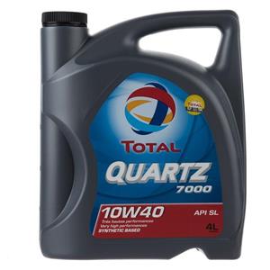 روغن موتور خودرو به توتال مدل Quartz 5000 SL چهار لیتری 20W-50 Beh Total Quartz 5000 SL 4L 20W-50 Car Engine Oil