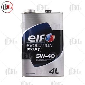 روغن موتور خودرو الف مدل Evolution 900 FT چهار لیتری 5W-40 Elf Evolution 900 FT 4L 5W-40 Car Engine Oil