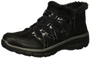 Skechers Women's Easy Going-Tribune-Double Zipper Bungee Bootie with Air-Cooled Memory Foam Ankle Boot
