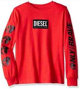 Diesel Men's Big Boys' Long Sleeve T-Shirt 
