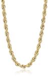 24k Gold Chain 3.5mm by Elegant Image Jewelry - Gold Chains for Men - Gold Necklace for Women - Great Gold Rope Chains for you or a Gift - Lifetime Replacement on all our Gold Chain Necklaces