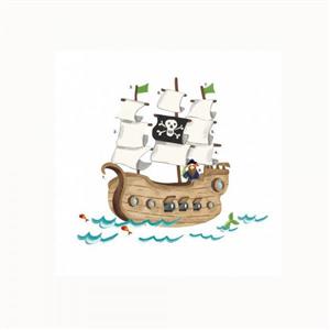 استیکر رومیت مدل Pirated Ship Giant Wall Decals Roommate Pirated Ship Giant Wall Decals Sticker