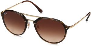 Ray-Ban Women's Blaze Flat Lens Aviator Sunglasses