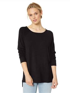 Amazon Brand - Daily Ritual Women's Cozy Knit Open Crewneck Pullover 