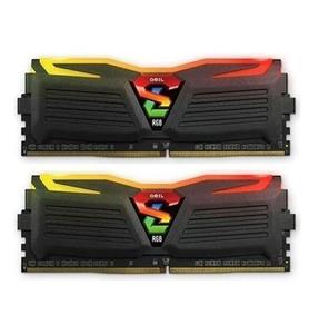 رم دسکتاپ DDR4 دوکاناله 3200 مگاهرتز CL16 گیل مدل Super Luce ظرفیت 16 گیگابایت Geil Super Luce DDR4 3200 CL16 Dual Channel Desktop RAM - 16GB