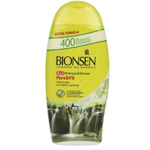 شامپو سر و بدن بایونسن مدل 2in1 Pure And Fit حجم 400 میلی لیتر Bionsen 2in1 Pure And Fit Shampoo And Shower Gel 400ml