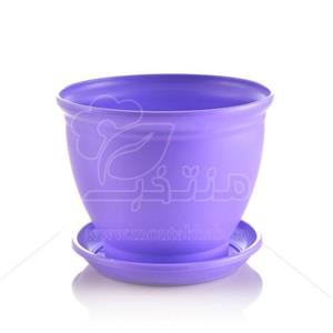 گلدان پلاستیکی 14سانتی‌متری شهراذین مدل 3017 Shahrazin 14Cm Plastic Plant Pot 