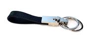 Mehr Premium Leather Valet Key Chain - Elegant Detachable Keychain (Black)