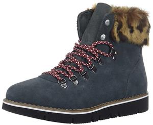 Skechers BOBS Women's Bobs Rocky. Fashion Fur Trim Hiking Boot W Memory Foam 