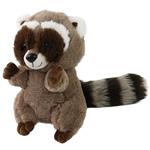 Houwsbaby Realistic Stuffed Raccoon Plush Toy Gift for Kids, 10inch (Raccoon)