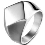 Jude Jewelers Stainless Steel Classical Simple Plain Signet Ring