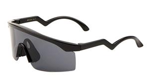 Daytona Semi Rimless Wrap Around Shield Sunglasses 