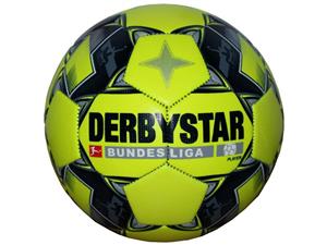 Derbystar Bundesliga Player Soccer Ball, Flourescent Yellow, 5 